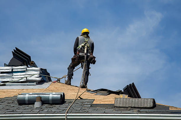 Professional Flat Roof Repair technician working in Bellefonte, PA